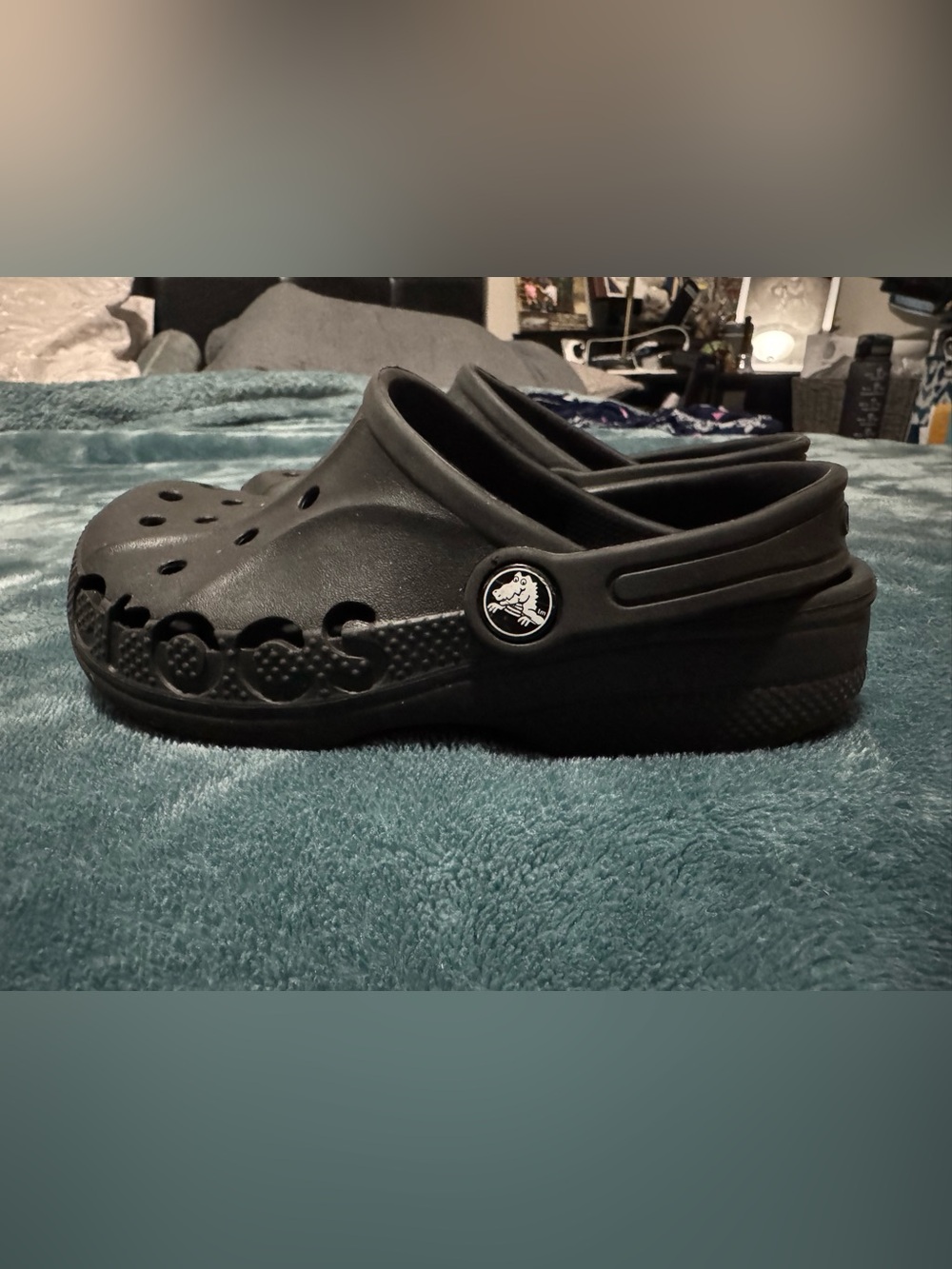 Crocs Classic Clog Black Kids Junior 2 Slip-On Shoes Y2K Streetwear Minimalist